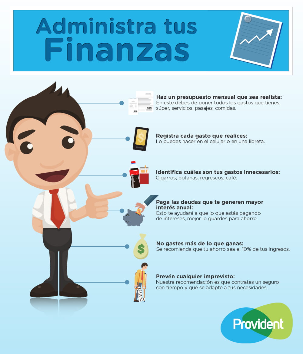 Aprende a administrar tus finanzas