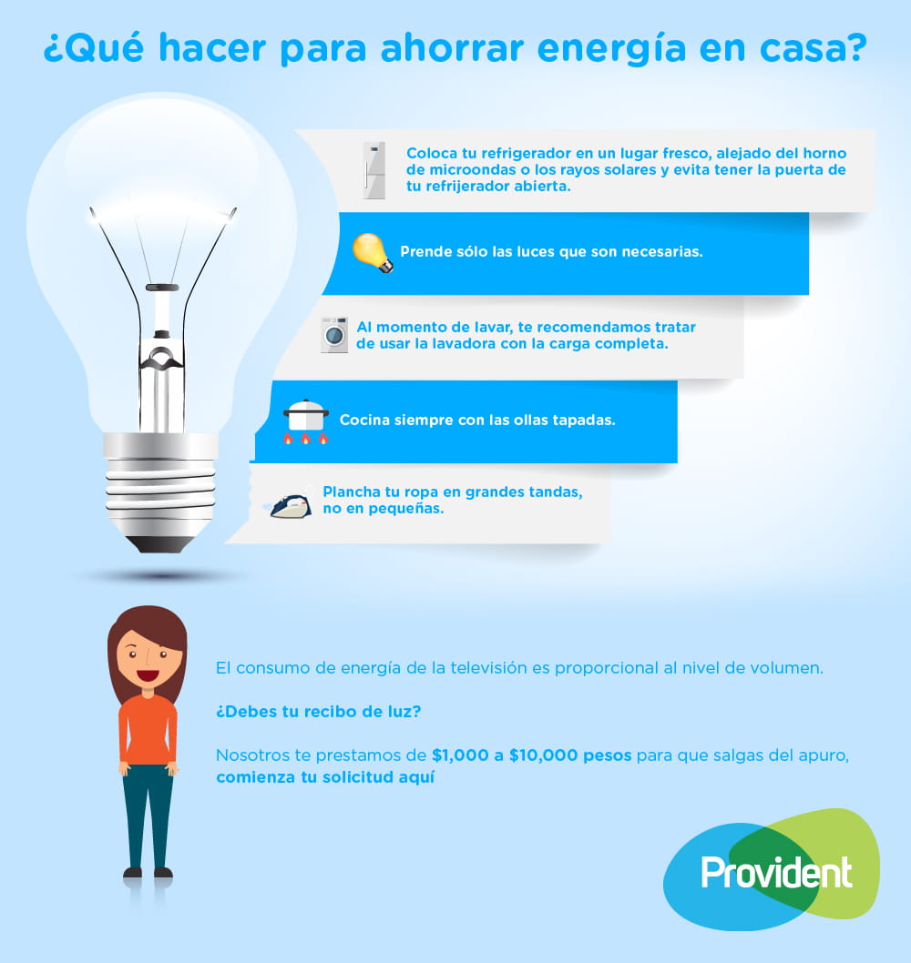 ¿Qué hacer para ahorrar energía en casa?